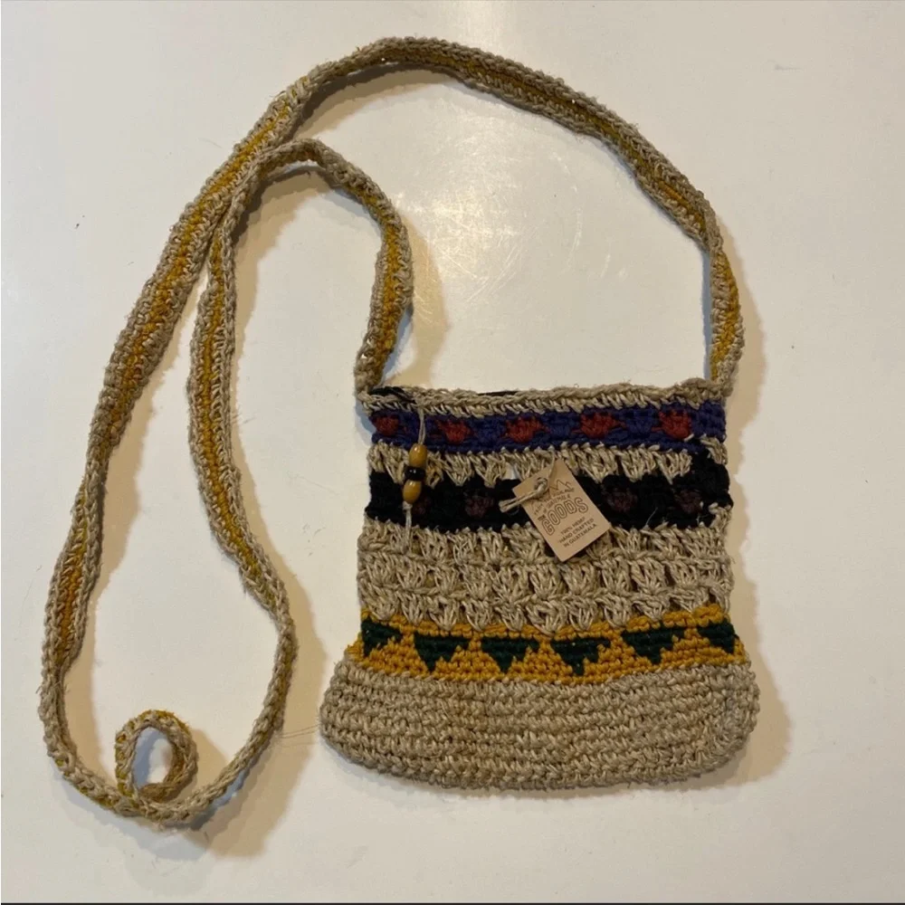 NWT Mini Hemp Crossbody Purse